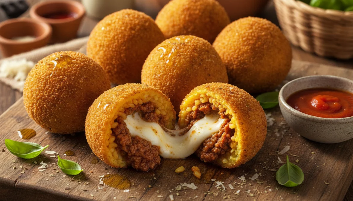 Arancini: Sicily’s Golden Rice Balls and Street Food Legacy
