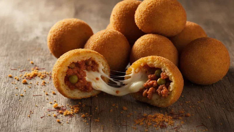Arancini: Sicily’s Golden Rice Balls and the Arab-Norman Culinary Legacy