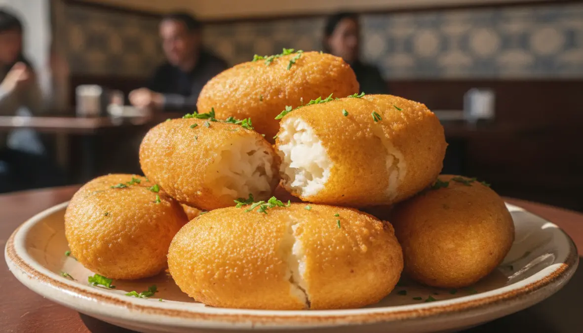 Pastéis de Bacalhau traditional Portuguese codfish fritters showcasing authentic bacalhau recipes Portugal