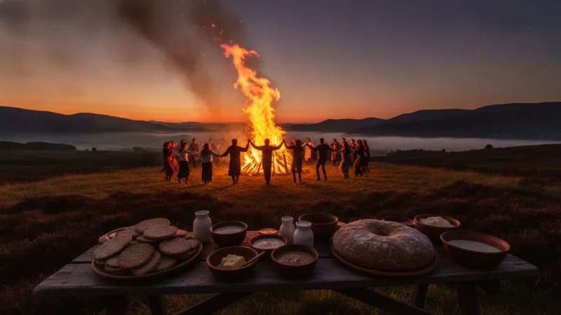 Beltane Food Traditions: Ancient Celtic Fire Festivals and Feast Foods