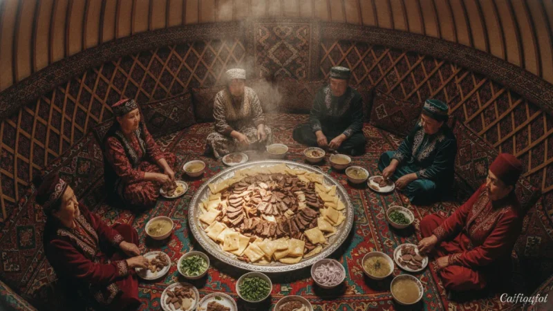 Beshbarmak: The Ancient Kazakh Tradition of the Five Fingers Dish