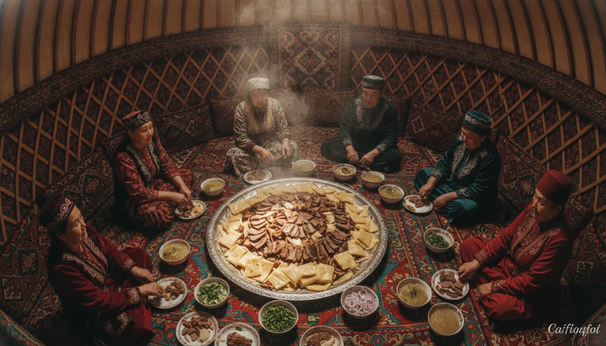 Beshbarmak: The Ancient Kazakh Tradition of the Five Fingers Dish