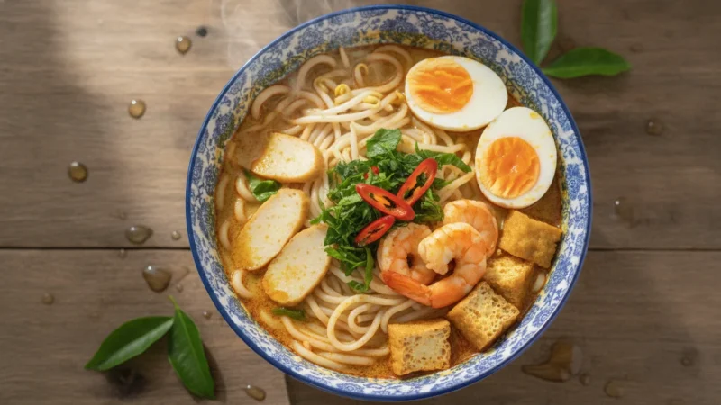 Laksa: The Spicy Noodle Soup That Defines Peranakan Fusion Cuisine