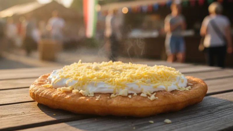 Lángos: Hungary’s Beloved Deep-Fried Flatbread and Summer Fair Tradition