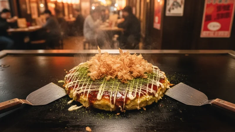 Okonomiyaki: Osaka’s Savory Pancake Tradition and Street Food Legacy