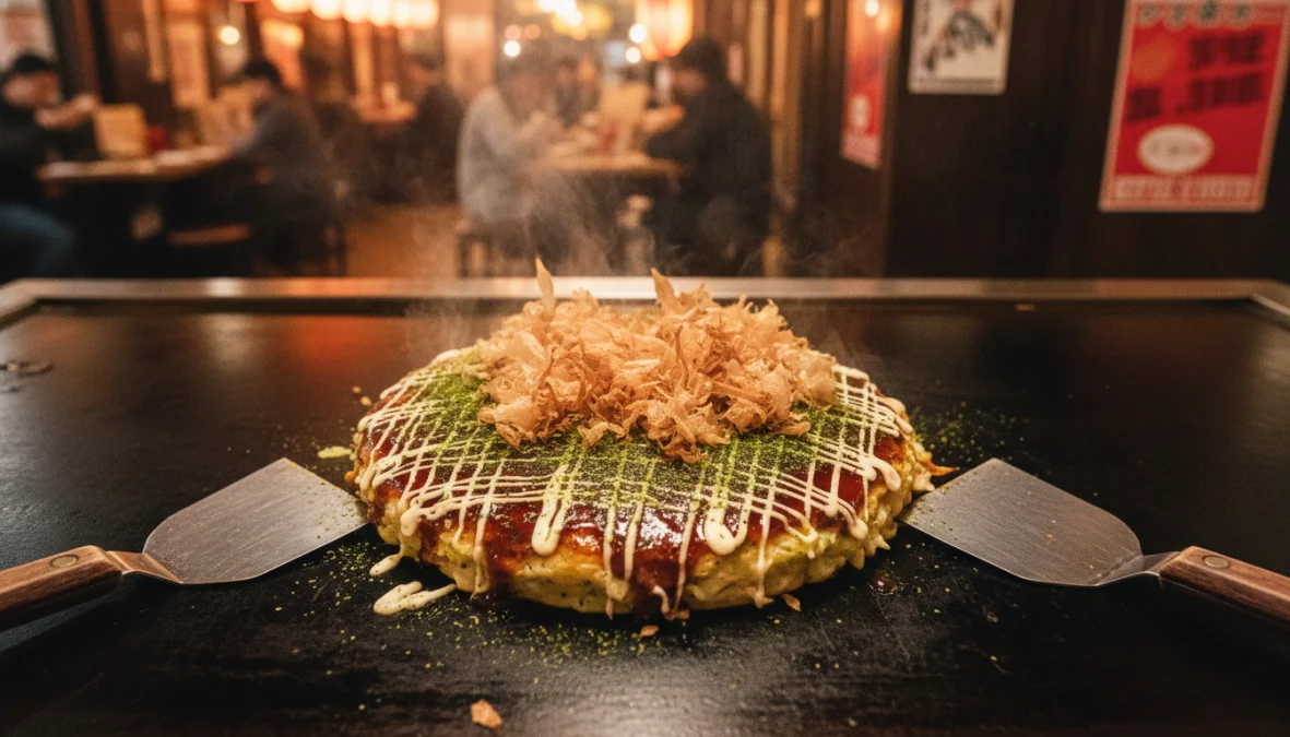 Okonomiyaki: Osaka’s Savory Pancake Tradition and Street Food Legacy