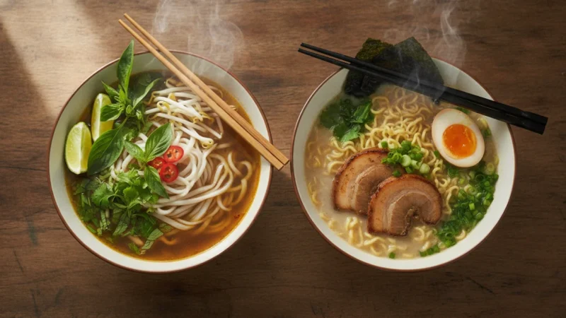 Pho vs Ramen: A Cultural Comparison of Asia’s Most Beloved Noodle Soups