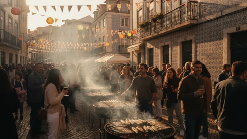 Portuguese Sardine Festival Tradition: Celebrating Saint Anthony and the Summer Solstice