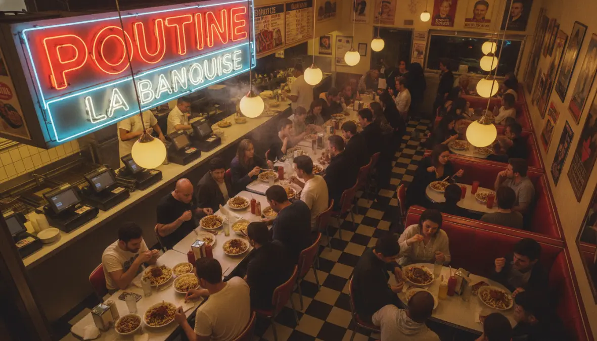Montreal poutinerie showcasing poutine's evolution from Quebec specialty to Canadian national dish