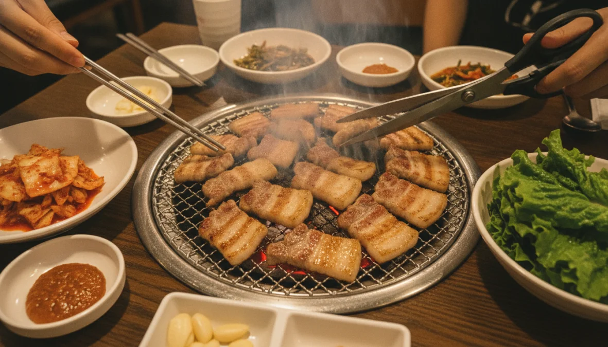 Samgyeopsal: Korea’s Pork Belly Culture and Social Grilling Ritual