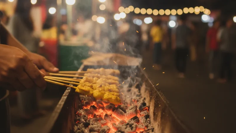 Satay: The Southeast Asian Skewered Meat Tradition with Indonesian-Malay Roots