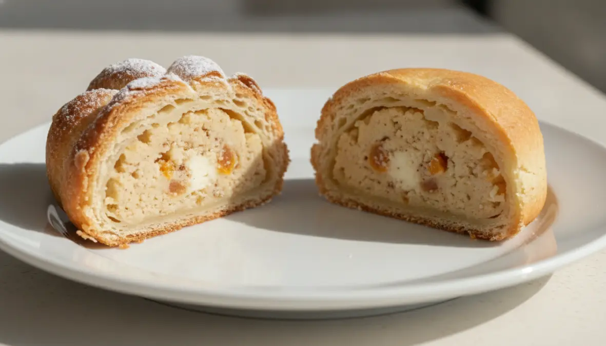 Comparison of sfogliatelle ricce and frolle showing different pastry styles and traditional Neapolitan dessert fillings