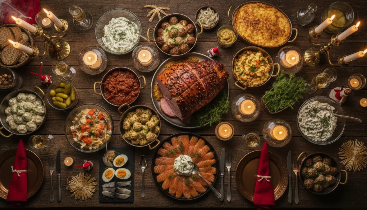 Smorgasbord Swedish Tradition: The Art of the Festive Buffet Table