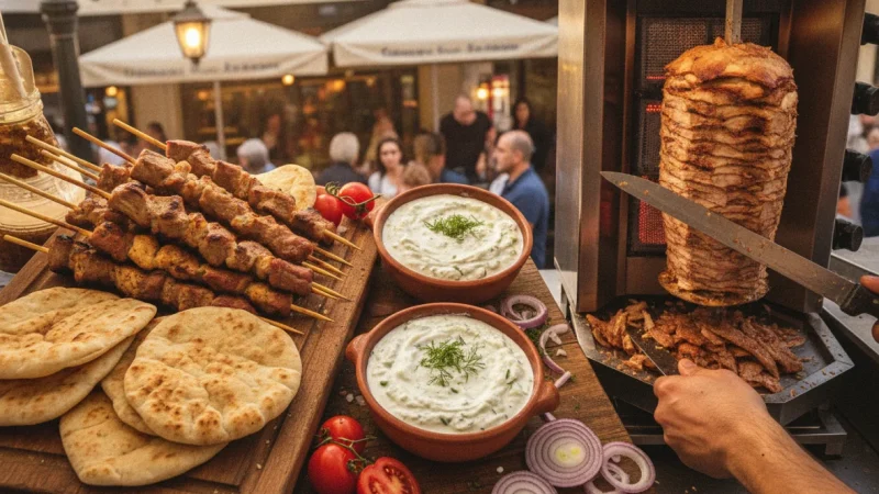 Souvlaki vs Gyros: Understanding the Real Difference Between Greece’s Iconic Street Foods