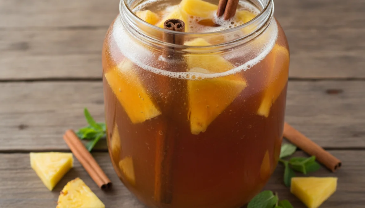 Tepache: Mexico’s Traditional Fermented Pineapple Drink and Street Food Staple