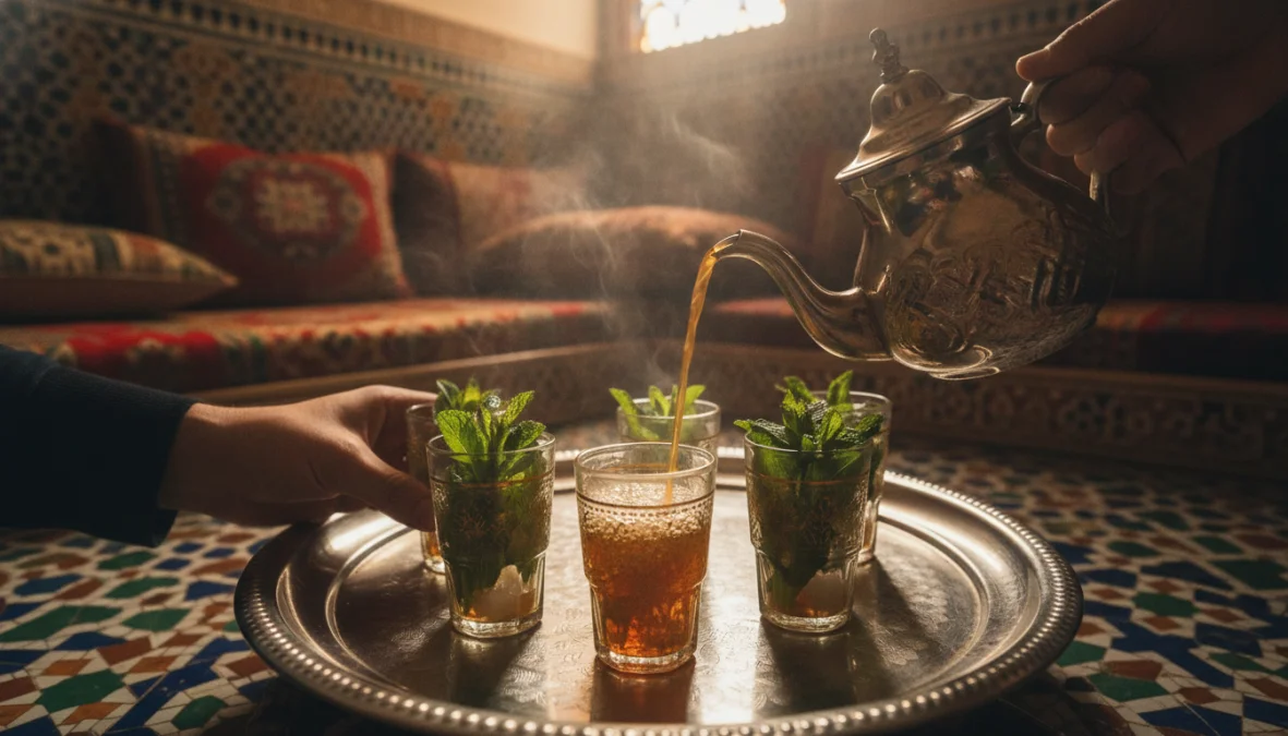 The Moroccan Mint Tea Ceremony: A Sacred Ritual of Hospitality and Tradition