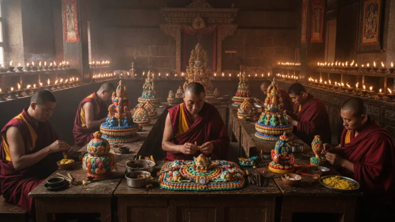 The Sacred Art of Butter Sculpture in Tibetan Buddhist Tradition
