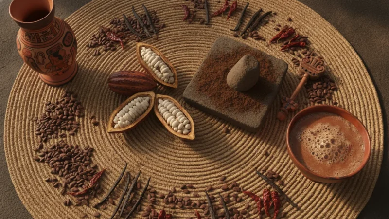 The Sacred Cacao in Mayan and Aztec Civilizations: From Divine Currency to Sacred Ceremony